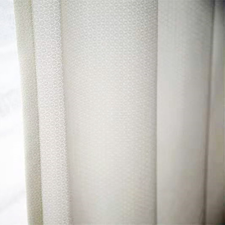 Tessuto trasparente resistente all'ingrosso, elegante, di buona qualità, bianco moderno, tulle, voile, tende trasparenti per soggiorno