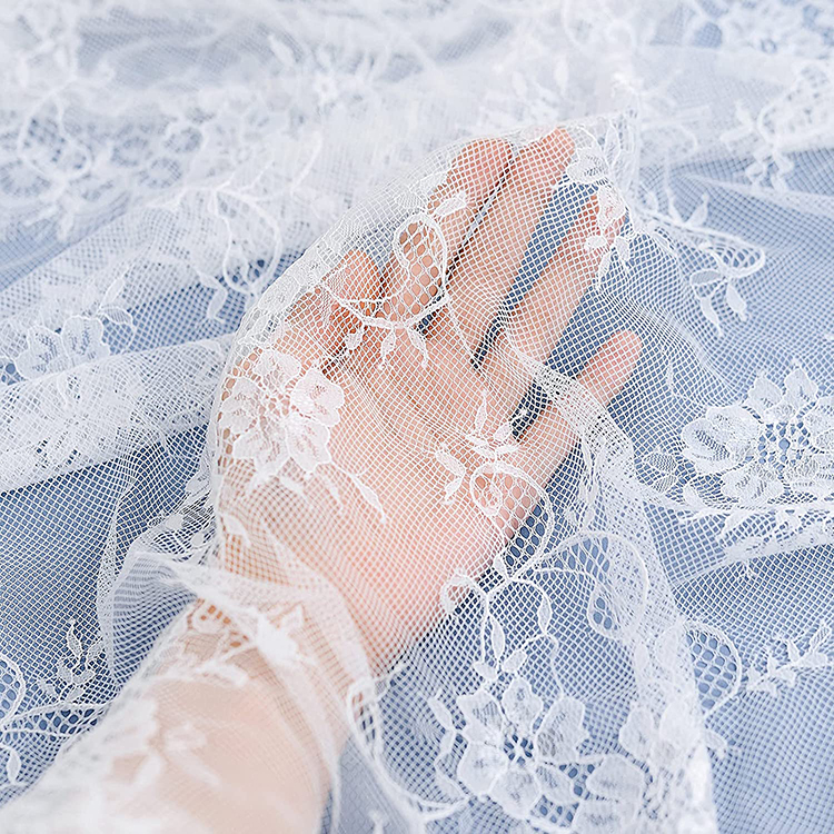 Decorazioni bianco floreale jacquard semplice cena pizzo poliestere tovaglie da sposa in tessuto