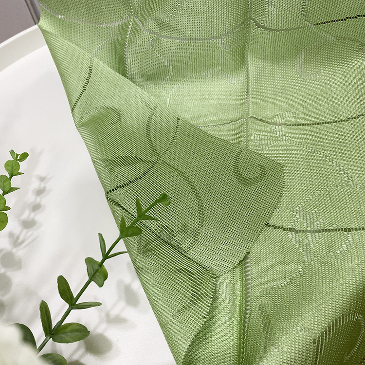 Tessuto divisorio verde finestra oscurante privacy lamellare jacquard bambù tende per porte verticali